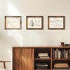 PETAFLOP 8.5x11 Picture Frame Rustic Certificate Frames Wall Tabletop Display