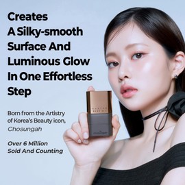 CHOSUNGAH BEAUTY Mega Fit Stick Foundation Master with Brush - Radiant Glow Coverage, Longwear Formula, 0.56Oz (01 Light Beige)