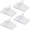 Jetec 24 Pieces Satin Padded Hangers with 360° Swiveling Hook