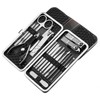 Nail Care Tool Set of 18 - Toenail Clippers, Nail Clippers, Beauty Black