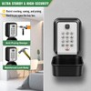 HUANLANG Lock Box for Keys with Code, Waterproof Key Lock
