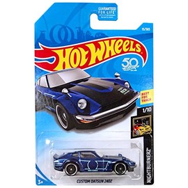 Hot Wheels 2018 Nightburnerz Custom Datsun 240Z 15/365, Blue