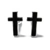 Kiola Designs Black Christian Cross Cufflinks