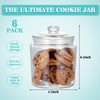 Layhit 6 Pcs Glass Jars 30 oz Candy Jar with
