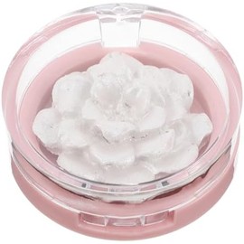 Paleta de Iluminadores Brillantes Rosa 3d para Maquillaje Polvo Plateado, Diseño Artístico de Rosa Esculpida en Pp, para Eventos Obsequios y Uso Diario