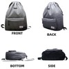 Peicees - Mochila deportiva impermeable con cordón para hombres y
