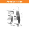 EMVANV 5pcs Drill Belt Clip, Replacement Drill Belt Clip Hook,