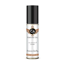 CA Perfume Impression of Flam Unisex Fragrance Oil Floral Woody Scent Long Lasting Perfumes for Women & Men Travel Size TSA Ready Mini Parfum Body Oil Roll-on 0.33 Fl Oz 10ml