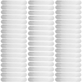 50PCS Window Weep Hole Screen Patch Strong Sticky Waterproof Sun-Resistant PET Adhesive (2.36inch*0.39inch(6cm*1cm) Stainless Steel)