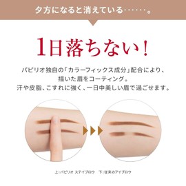 Papilio Official Papilio Stay Brow G (Refill 3-Pack) Light Brown - Smudge-Resistant, Smooth Application Eyebrow Ink