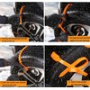 Snow Chains for Car, 12 PCS Universal Adjustable Snow Tire