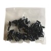 Orithani Wire Hanger Cap, Black, 100 Pieces, Snag Prevention, Safe,
