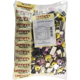 Liquorice Allsorts 500 gram bag (1/2 kilo)