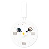 Stephanie Imports Modern Minimalist Frying Pan Shaped Kitchen Wall Clock