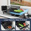 YEYPOP Expandable Dish Drying Rack - Stainless Steel Dish Rack