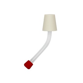 Hummingbird Feeder Tubes with Red Tip - for DIY Hummingbird Feeders, 1" Long Stopper |3 Pack (Original)