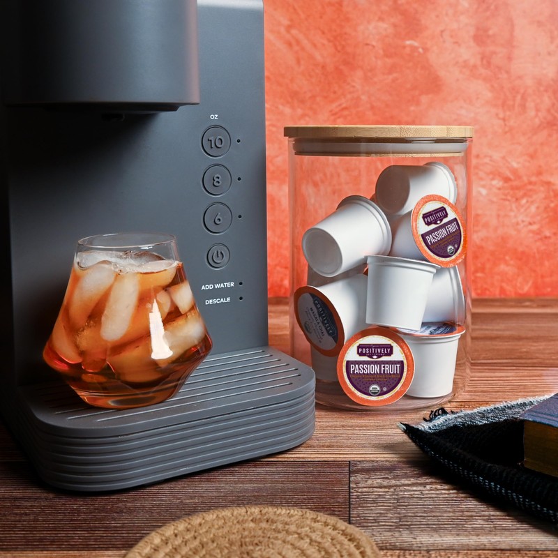 Organic Positively Tea Company, Passion Fruit Black Tea, K-Cup Compatible,
