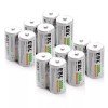 EBL C D Battery Ni-MH 1.2V Rechargeable Batteries 500Omah-1000Om -