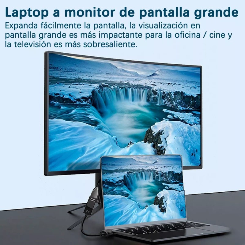 Gomia Convertidor Thunderbolt A Hdmi Adaptador Para Mac,4k