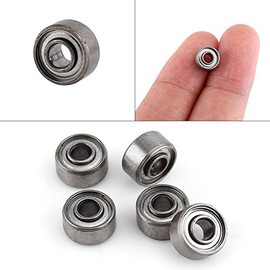 10pcs rodamientos de bolas en miniatura pequeños rodamientos blindados piezas de repuesto Diy juguete hecho a mano 3 x 8 x 4 mm 693ZZ