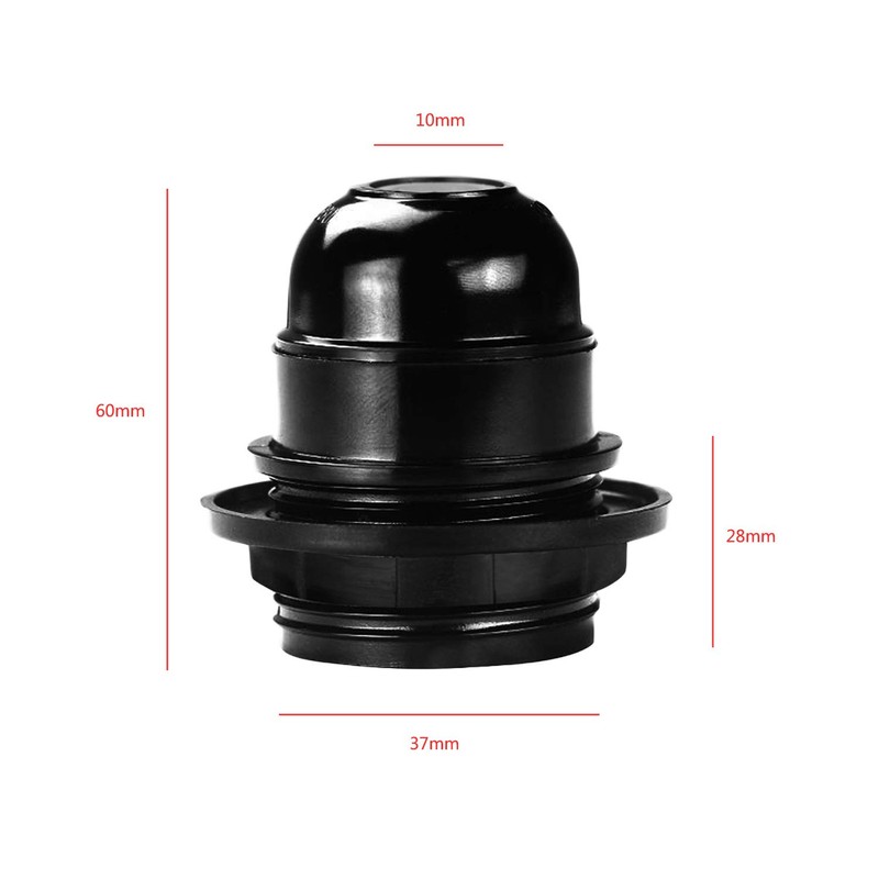 TANCUDER 4 x E27 socket lights, 250 V, 4 A,