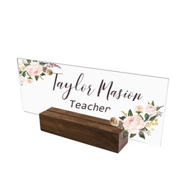 10 Pieces Rectangle Acrylic Sheet- Blank Transparent Plexiglass Acrylic Sign for Name Plates for Desk, Place Cards, Cricut Cutting and Engraving and DIY Projects (3 x 7.9 Inch)