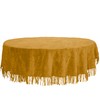 Traditional Large Cotton Chenille Table Covers Tablecloth Non Iron Dining