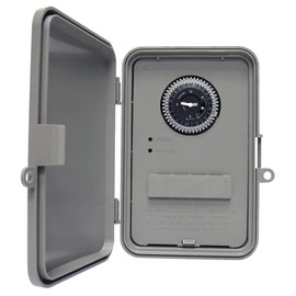 Grasslin by Intermatic GM40AV 24-Hour Electromechanical, 40A, SPDT/DPDT, Auto-Voltage, NEMA 3R Outdoor Plastic Enclosure