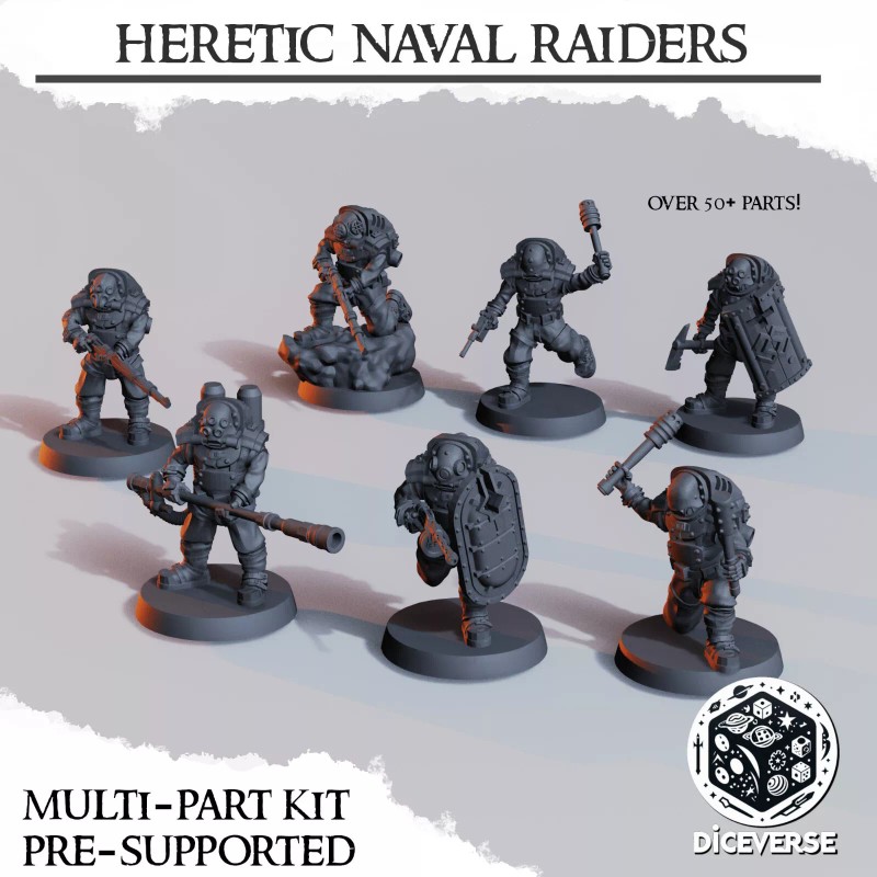 Trench Crusade - Heretic Legions - Naval Raider Troopers
