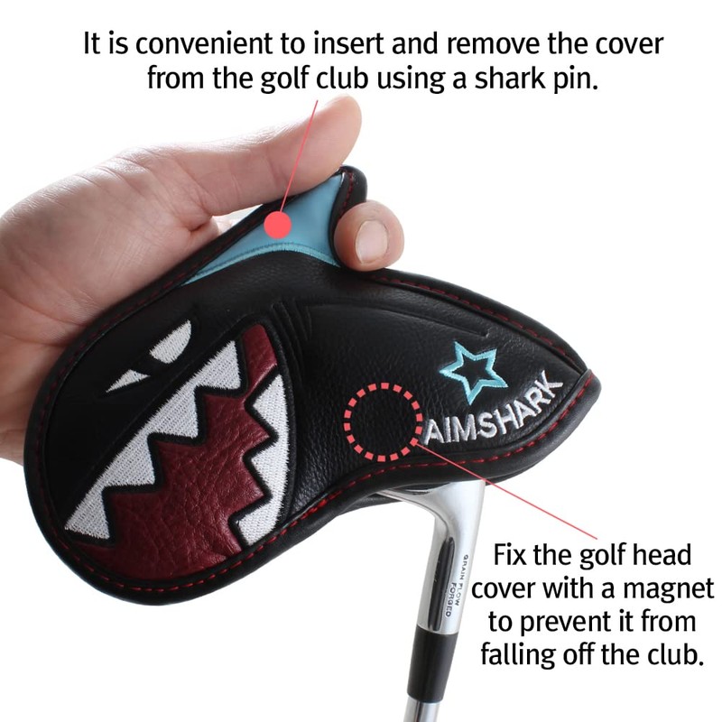 AIMSHARK Coloring Golf Iron Cover/1pcs/Golf Head Covers/Golf Club Covers/Wedge Cover