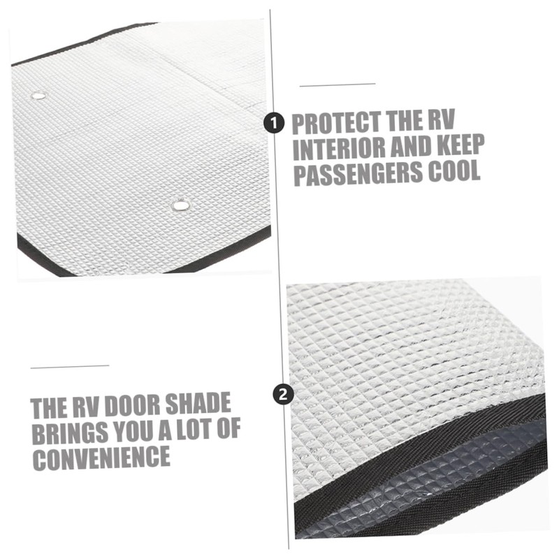 GRIRIW 4pcs Rv Door Window Blackout Shade Insulation Rv Window