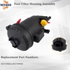 Niyako Fuel Filter Housing Assembly Replacement# 68157290AB 68157290AA Fit 2013-2018