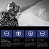 Powster Ski Snowboard Skate Goggles with SPXTRA Technology [High Precision