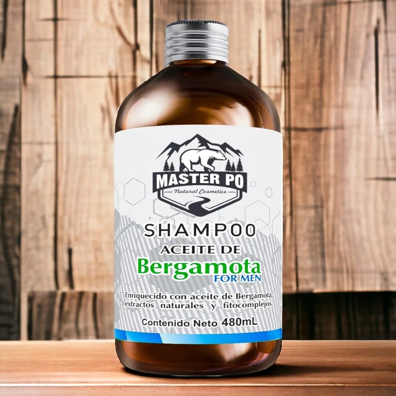 Shampoo Aceite De Bergamota Master Po For Men Fortalece Nutr