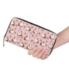Binienty Womens Strawberry Wallets Large Leathe Card Holder Organizer Clutch,Guinea