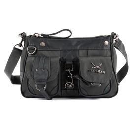 Sansibar Womens Calima Shoulder Bag Gray Grau (grey) Size: 26x17x10 cm (B x H x T)
