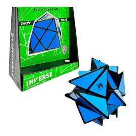 Project Genius | Inverse: Stratosfear Twist & Solve Puzzle - Difficulty Level: Very Hard, Monochromatic Handheld Puzzle, Fun Décor & Gift Idea, Project Genius, Ages 8+