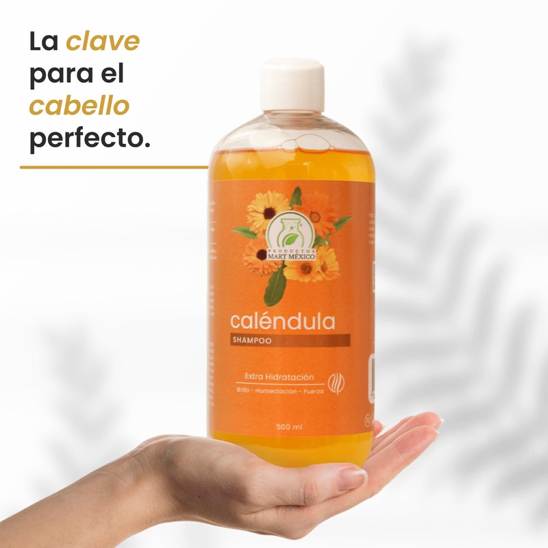 Shampoo De Caléndula Brillo E Hidratación Productos Mart Mexico 500