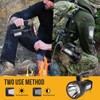 Vanvale Rechargeable Searchlight Handheld LED Tactical Flashlight with Handle Spotlight