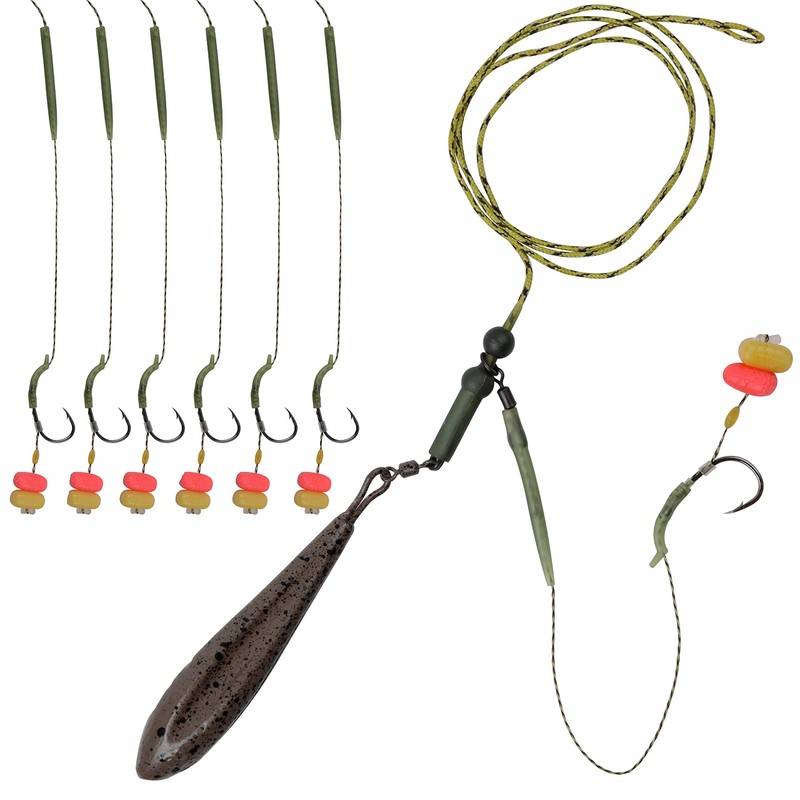 Carp Leaders Handmade Carp Rigs Boilie Rig with 80g Fishing
