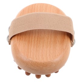 FOMIYES Wooden Acupressure Brush Natural Wood Massage Tool Full Body Hair Massager for Muscle Relaxation