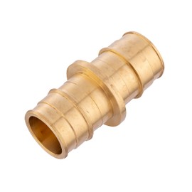 (Pack of 2) EFIELD Pex A Full Flow Expansion Brass Fittings 1"x 1" Straight Coupling ONLY For Pex-A Tubing Connection, ASTM F1960