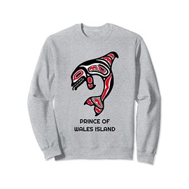Prince Of Wales Island AK Native American Orca Killer Whale Sweatshirt