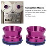 1 Pair NAB Hub Adapters Polished Aluminum Alloy Universal Loading