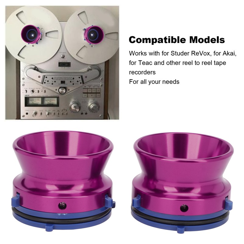 1 Pair NAB Hub Adapters Polished Aluminum Alloy Universal Loading