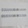 Nail Tip, Short, 24 Pieces, Nail Tip, False Claws, Cat's