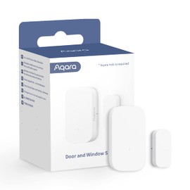 Aqara Tür - und Fenstersensor, Erfordert Aqara Hub, Zigbee-Verbindung, Drahtloser Detektor für Alarmanlage und Smart Home, Kompatibel mit Zigbee, Apple HomeKit, Alexa und IFTTT