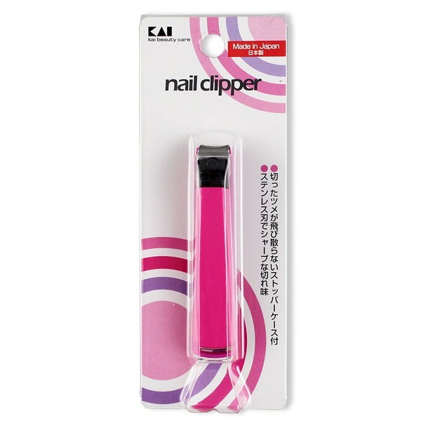 Kai Corporation DF New Standard Nail Clipper, Pink, S