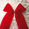 Red Velvet Ribbon 2.5 Inch x 10 Yards for Christmas
