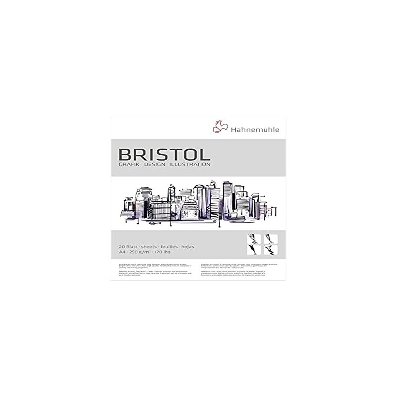 Hahnemühle Bristol A4 Pad - High Quality Drawing Paper for